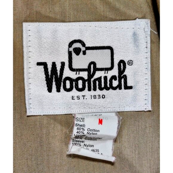 Vintage Woolrich Hooded Parka Jacket size M, Blue - Picture 7 of 9